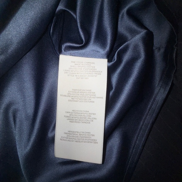 Joie Akirako Pinstriped Asymmetrical Skirt size 6 NWT - Picture 7 of 8